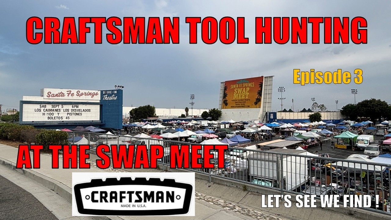 Hunting for Craftsman Tools at the Swap Meet! #craftsman #tools #swapmeet
