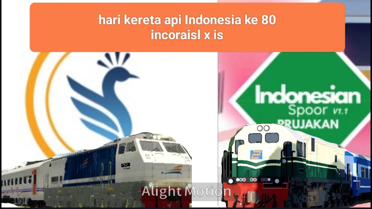 mars hari kereta api indonesian (indonesian spoor - incorails)