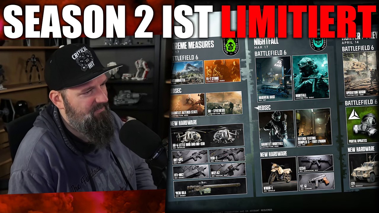 🎙️ SEASON 2 für BATTLEFIELD 6 wird leider wie erwartet!