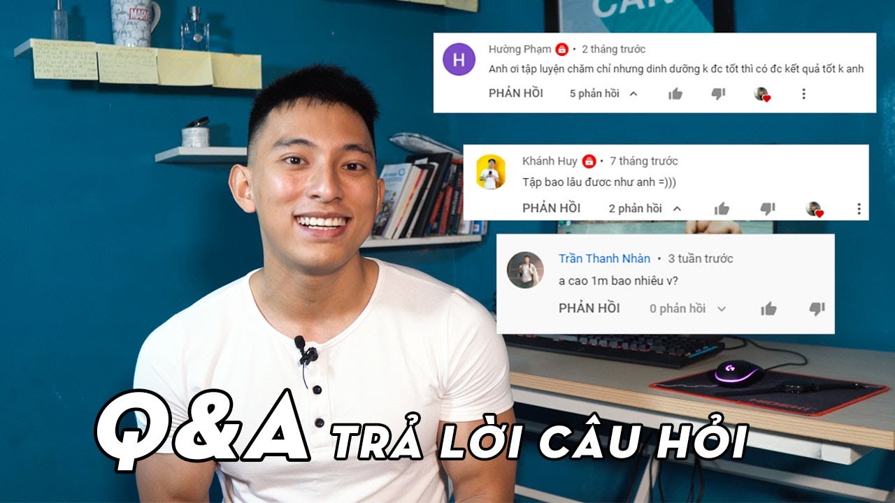 Q&A ĐẦU TI&Ecirc;N CỦA M&Igrave;NH | CHIỀU CAO , C&Acirc;N NẶNG ,C&Aacute;C C&Acirc;U HỎI TẬP LUYỆN | NGUYENDUCTIEN