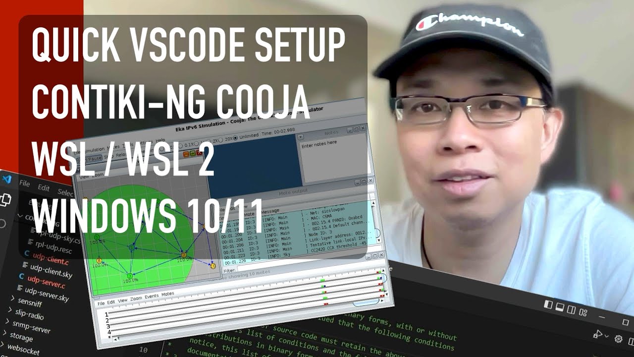Quick Visual Studio Code Setup for Contiki NG and Cooja over WSL/WSL2 on Windows