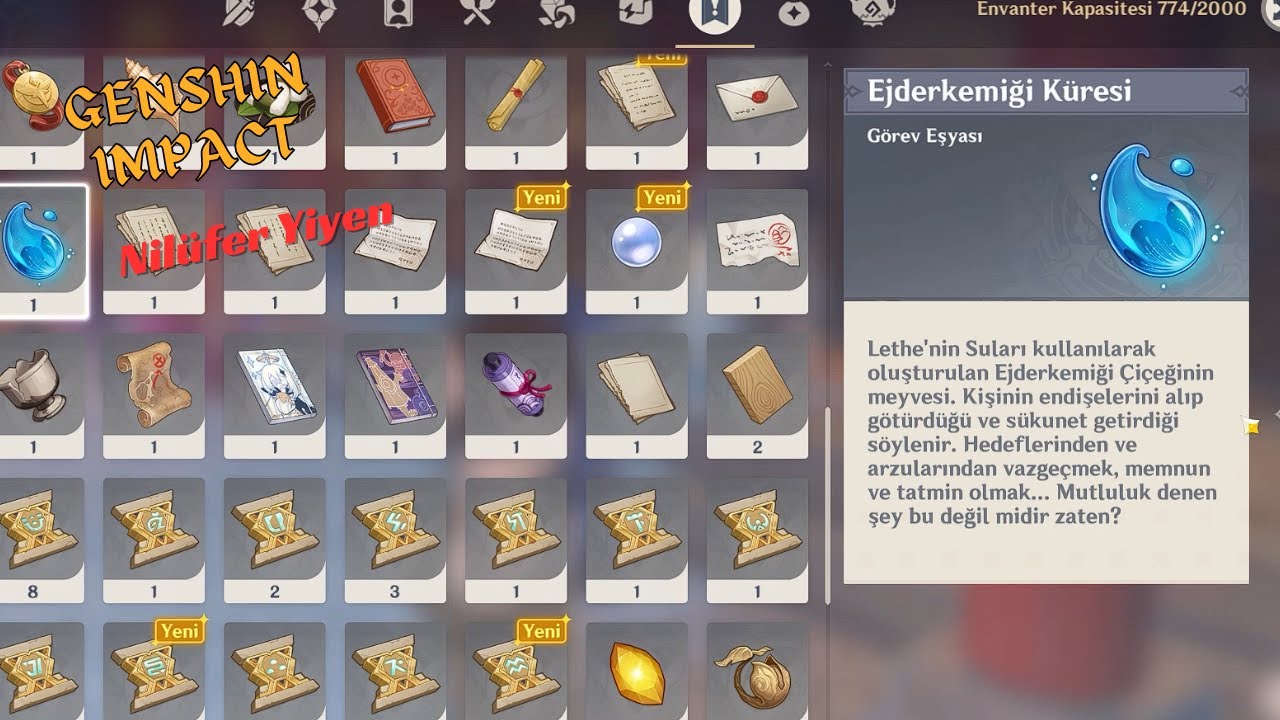 Nilüfer Yiyen ve Gizli Oda - Genshin Impact görevler ve bulmacalar #genshinimpact