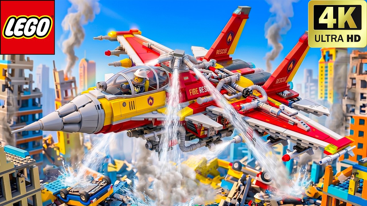 Лучшая подборка LEGO City: Пожарная команда 🚒🔥 | Творческие игрушки LEGO
