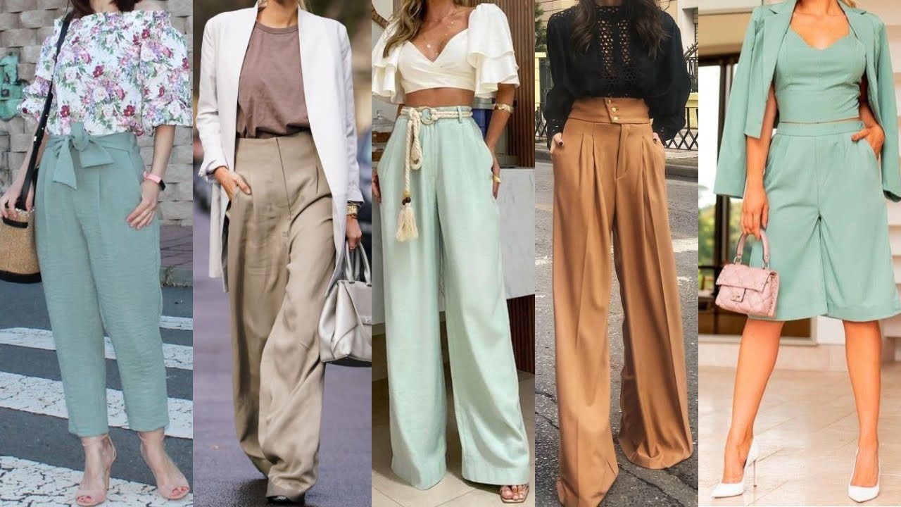 MODA 2024 PANTALONES EN TENDENCIA DE moda PRIMAVERA VERANO 2024