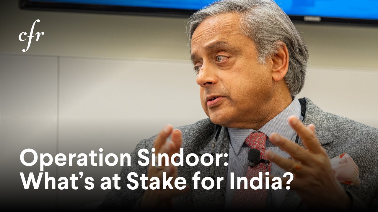 Dr. Shashi Tharoor on India&rsquo;s Foreign & Security Moves