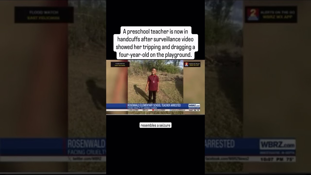 A four year old was injured on a school playground after an incident involving their teacher, and