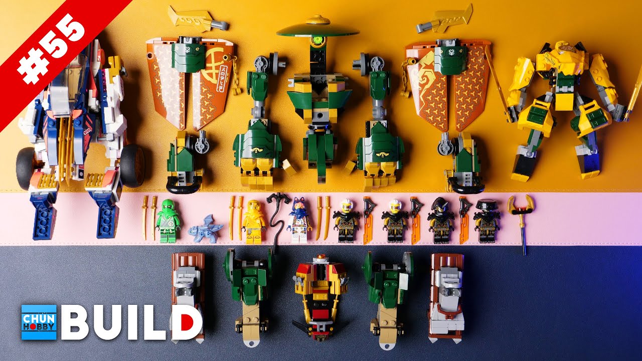 LEGO Speed Build! NINJAGO Dragons Rising Mech Collection | Beat Build
