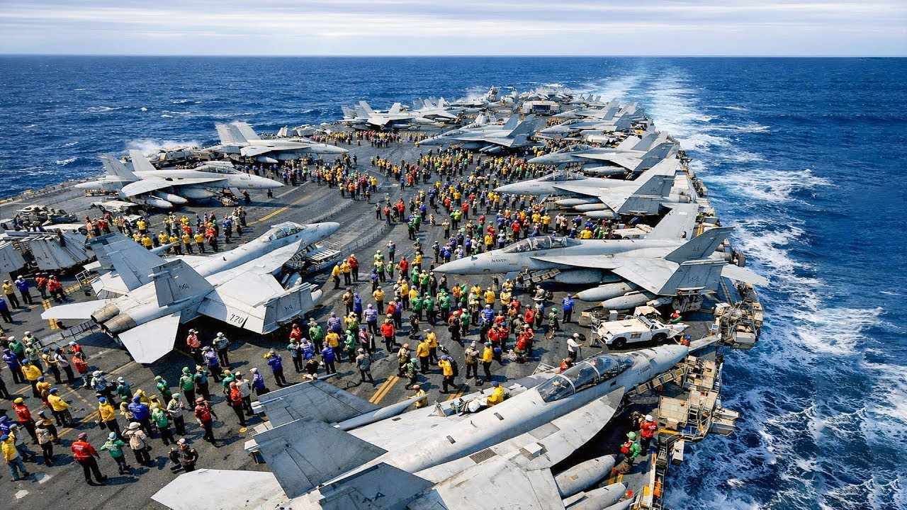Iran on High Alert as US Warships & F-35, F/A-18 Jets Enter Red Zone