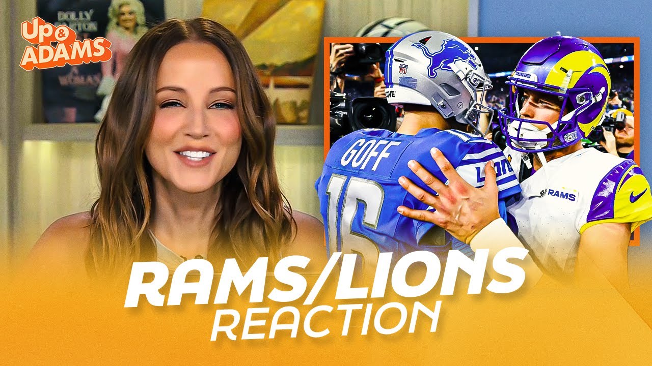 Jared Goff and Lions Beat Matthew Stafford in Overtime on Sunday Night Football, Kay Adams Reacts