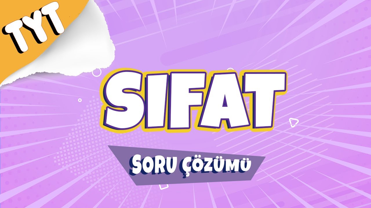 Sıfat Soru Çözümü | 2022 #hedefekoş