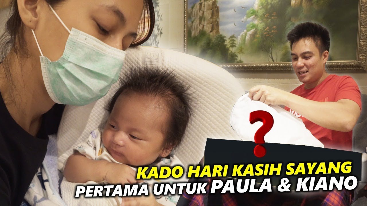 HADIAH VALENTINE PERTAMA  BUAT KIANO TIGER WONG . PAULA SAMPE KAGET LIAT HADIAHNYA ..