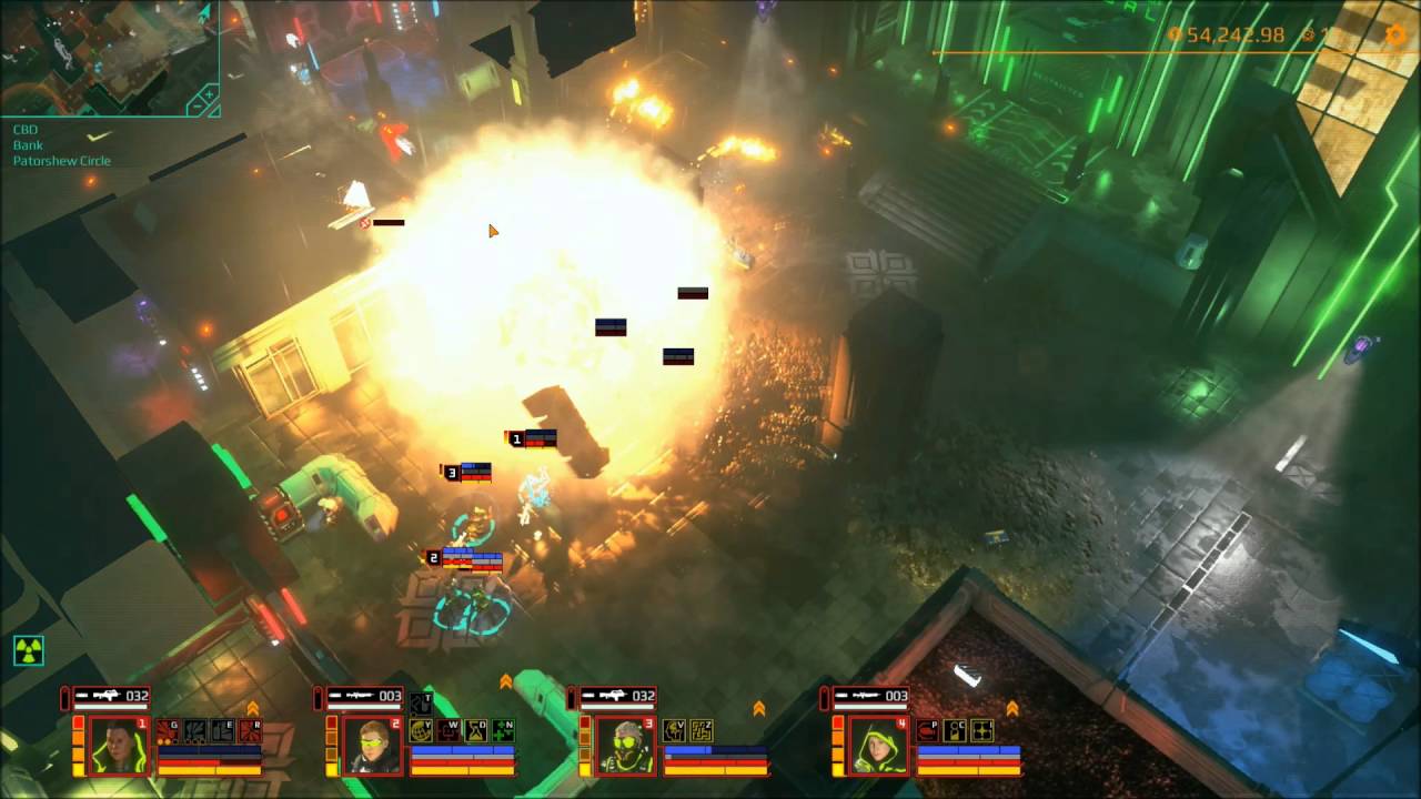 Satellite Reign: funny tactics explosives/smoke