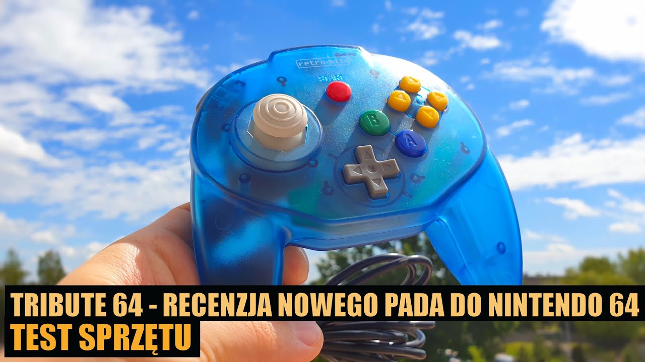 TRIBUTE 64 - recenzja nowego pada do Nintendo 64  (nowy kontroler od Retro-Bit)