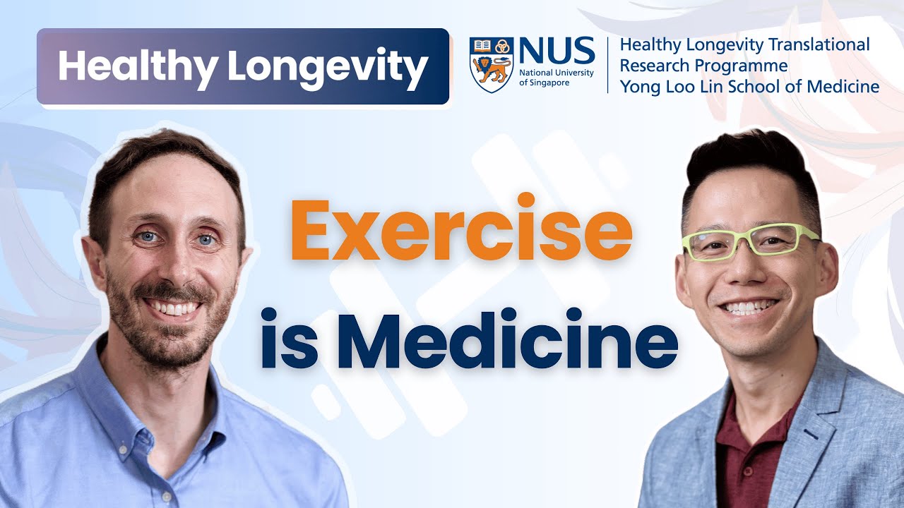 Exercise is Medicine for Healthy Longevity – The Role of Exerkines | Dr Goh Jorming