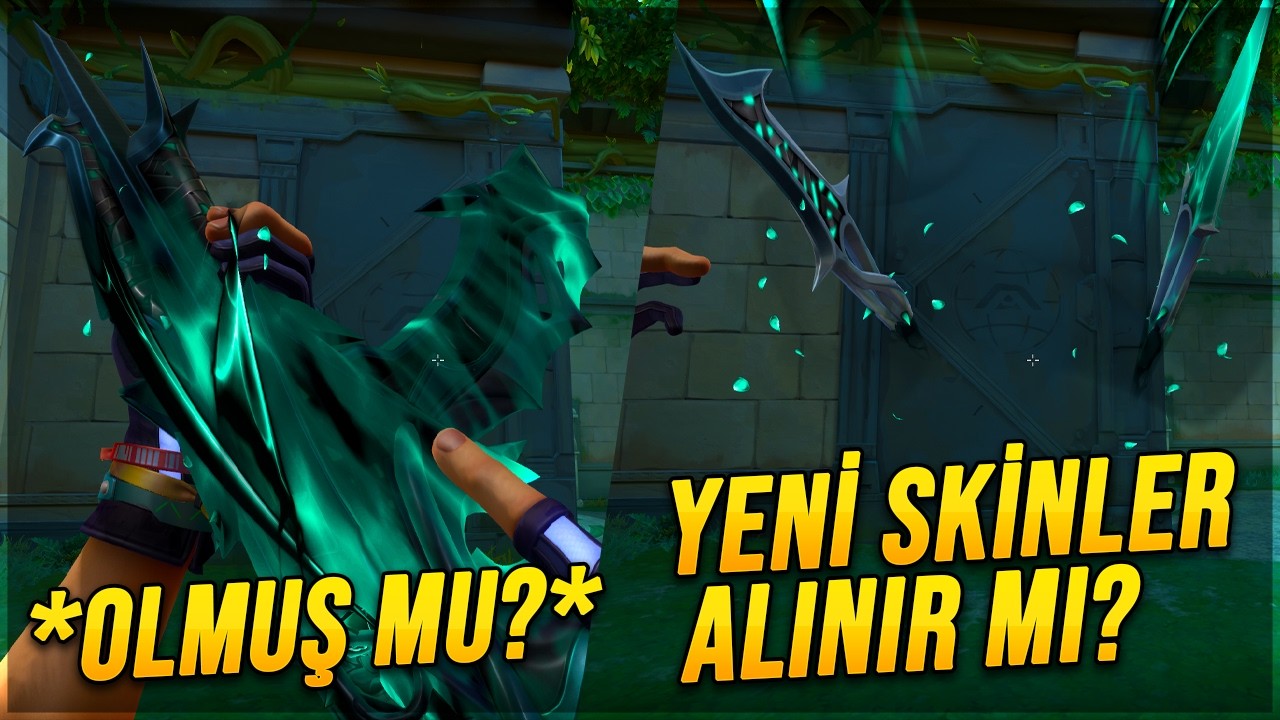 YENİ ANİMASYONLAR! YENİ SKİNLER OLMUŞ MU ve ALINIR MI? VALORANT Karaçalı Seti