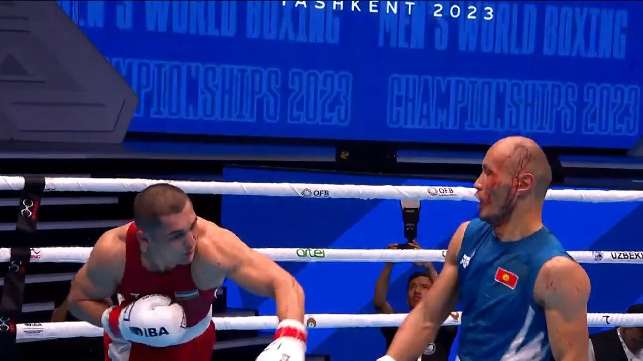 R32 (86KG) ABDULLAEV SHOKHJAKHON (UZB) vs ADYLBEK UULU ERKIN (KGZ) | IBA World Championships 2023