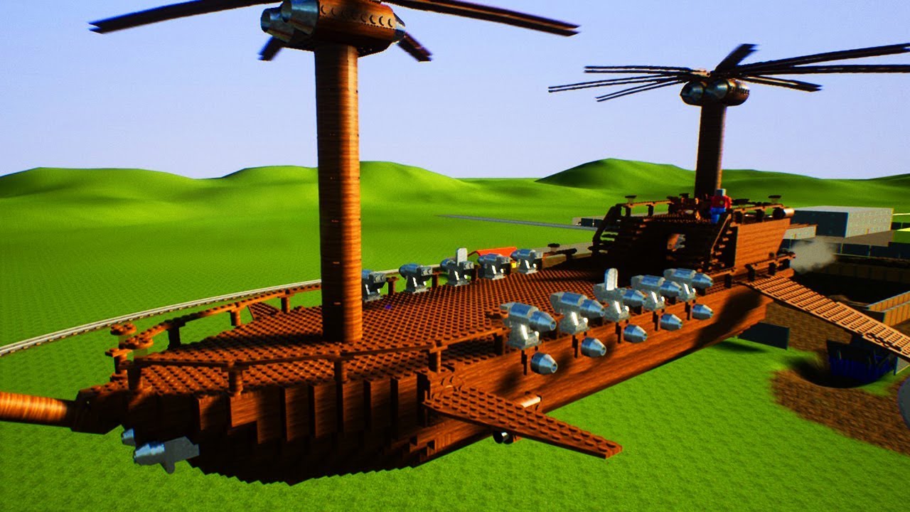 🔴 LATAJĄCE STATKI PIRACKIE!! - BRICK RIGS /Paveł || Plaga