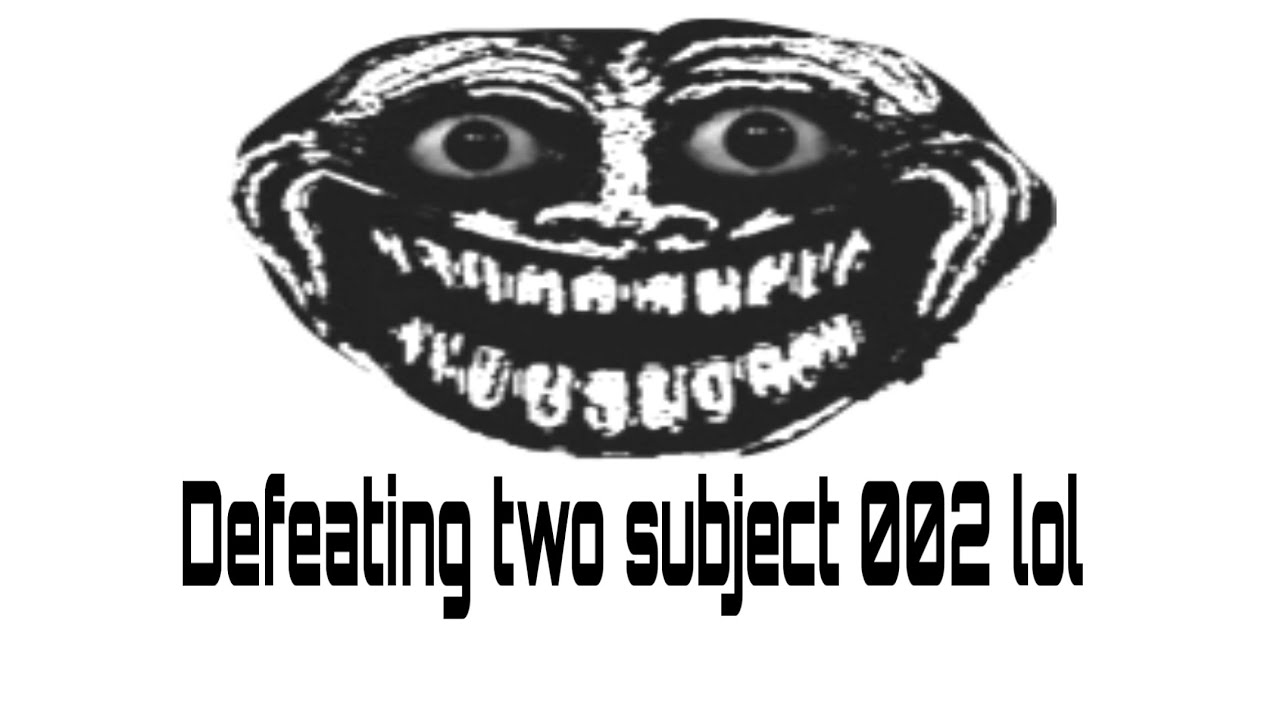 BEATING 2 SUBJECT 002 BOSS USING V:SPACE | trollge convention