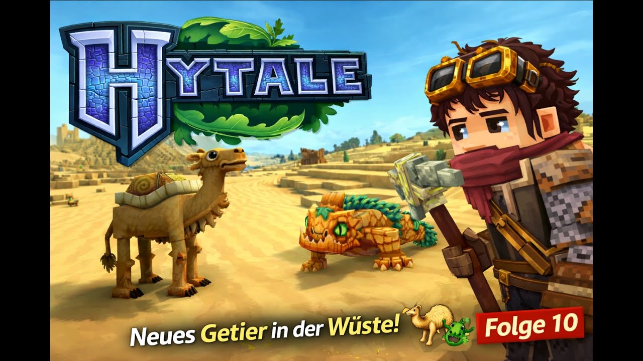 Neues Getier in der Hytale-Wüste! 🐪🦎 | Hytale Folge #10
