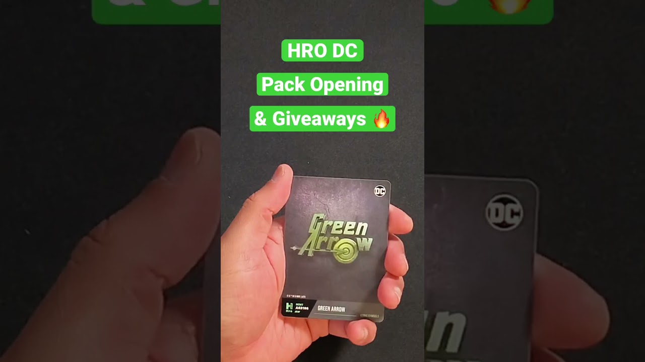HRO DC Pack Opening - Superman - When Pok&eacute;mon card NFT? #shorts #dc #hro #nft #superman ##tcg