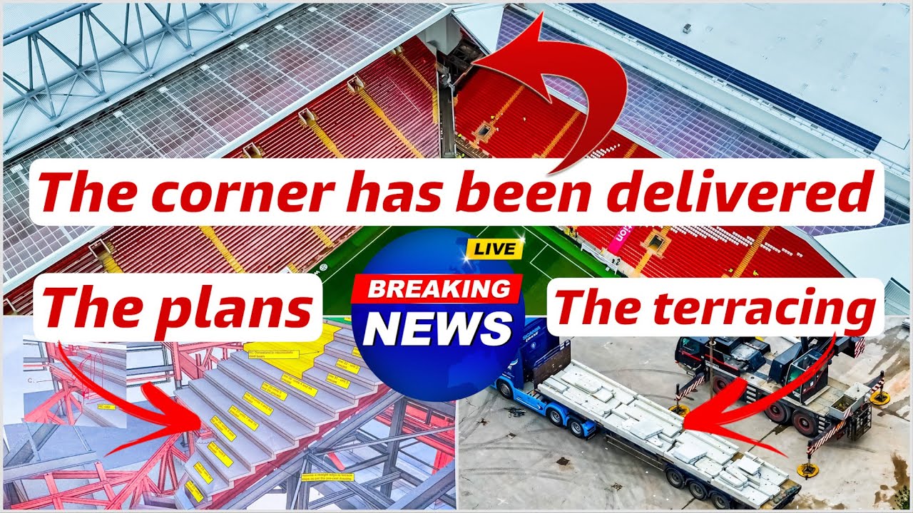 It’s happening at Liverpool F.C’s Anfield Road Expansion Update, THAT corner has been delivered