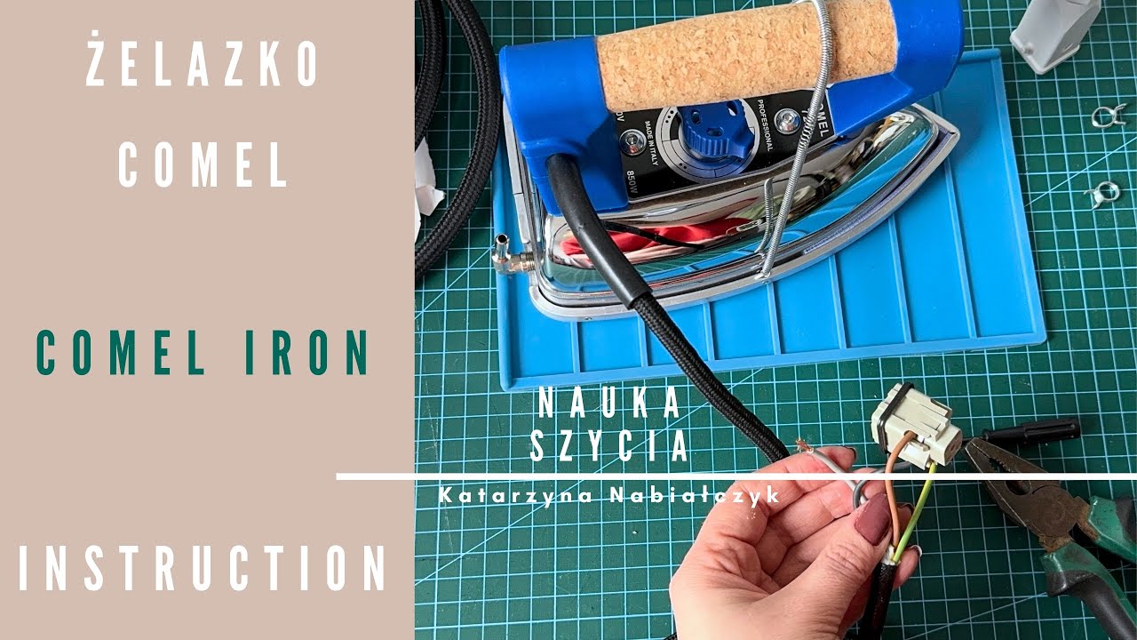 Montaż żelazka Comel I Wtyczka do żelazka I Wytwornica pary Comel