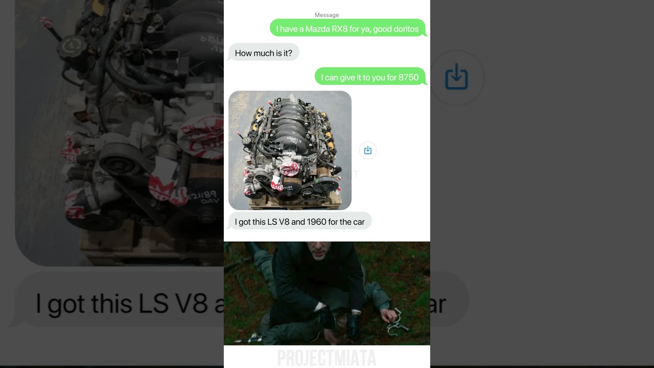 Черт, это выгодная сделка 😤💨 Mazda RX-8 с двигателем LS Series V8 | 