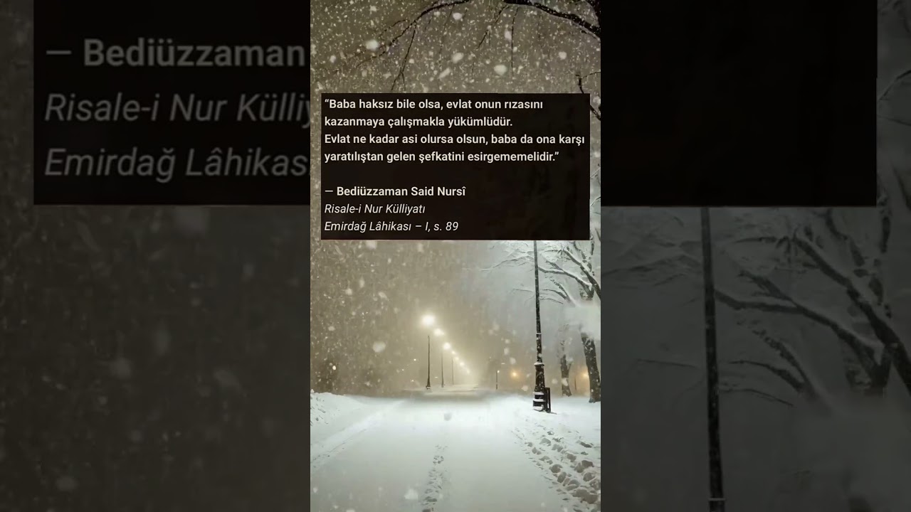 Bediüzzaman Said Nursi hazretleri mekanın cennet olsun inşallah