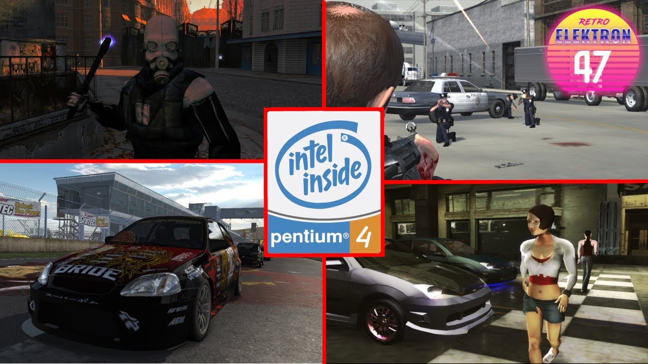 #47 Gry na PC z Pentium 4 - test złomika