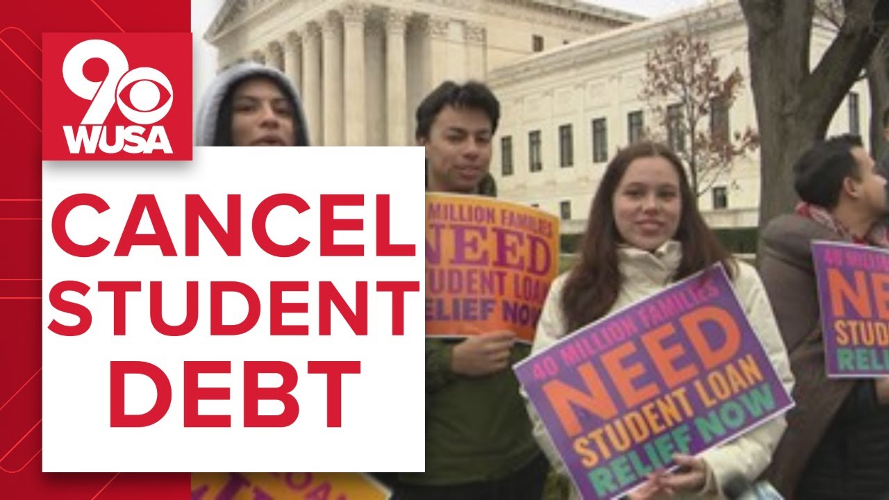 Protesters urge Supreme Court to uphold student debt relief