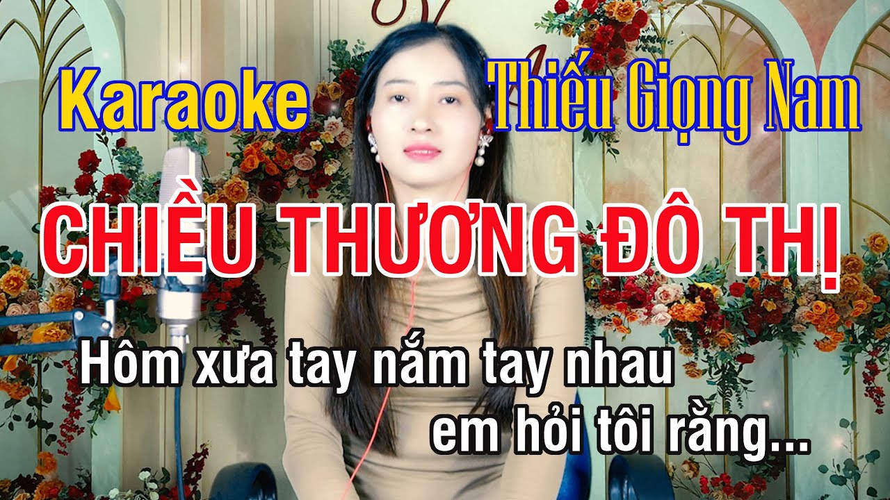 Chiều Thương Đô Thị ✔ Karaoke Thiếu Giọng Nam ► Song Ca Với Ngọc Lan ❖ Thiết TV