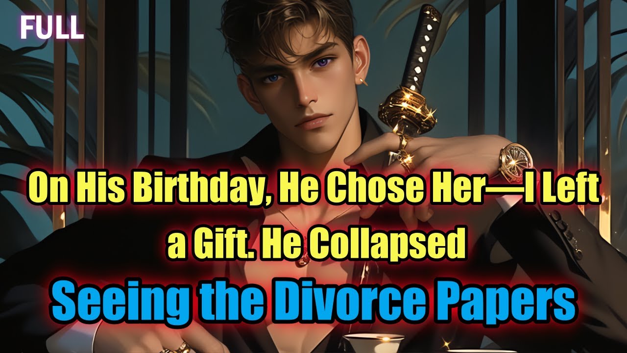 On his birthday, he chose her—I Left a Gift. He Collapsed Seeing the Divorce Papers