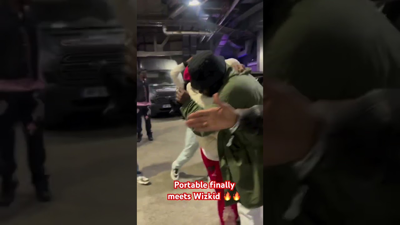 Portable finally meets Wizkid and shallipopi in uk 🇬🇧