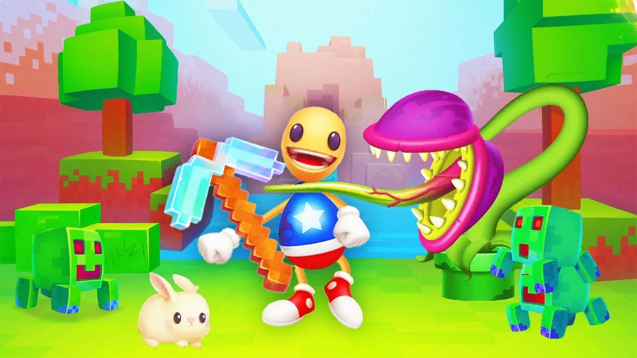 Meet The Buddy in Minicraft World - Kick The Buddy Forever Gameplay Update