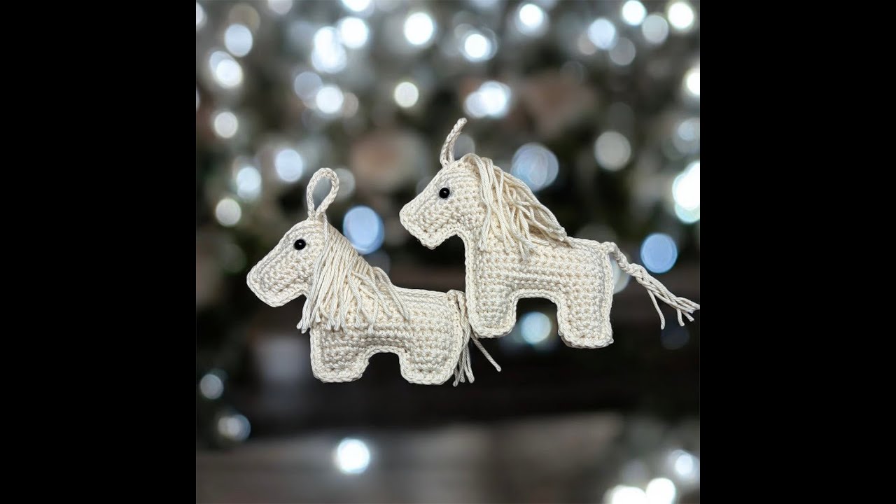 Tuto porte clé cheval  au crochet spécial gaucher @AlextitiaTutoCrochet