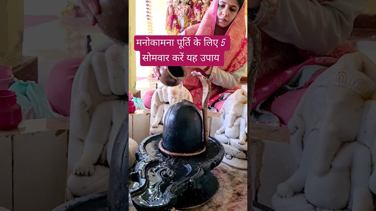मनोकामना पूर्ति के लिए करें 5 सोमवार यह उपाय #pradeepmishra #shiv #shivmahapuran #shorts #mahadev