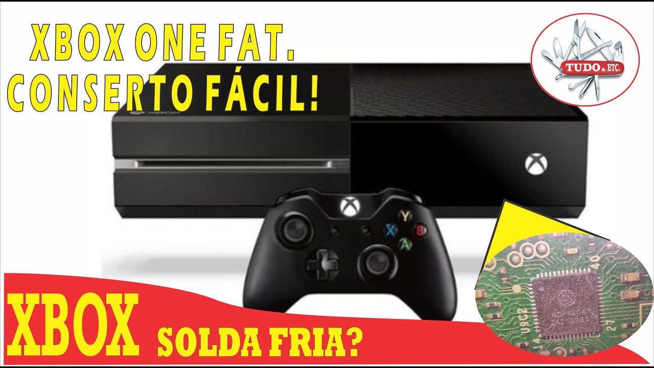 XBOX ONE FAT NÃO LIGA, NÃO FAZ VERIFICAÇÃO. 
