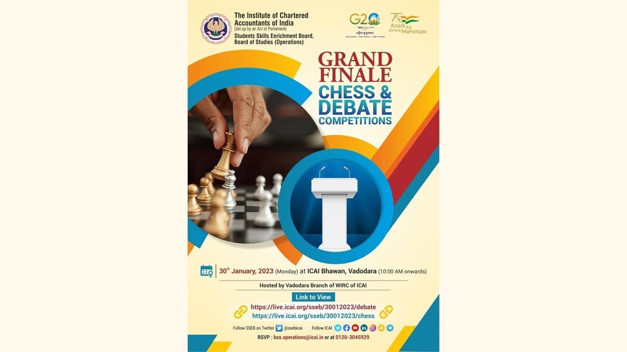Live Webcast on “Chess Competition”