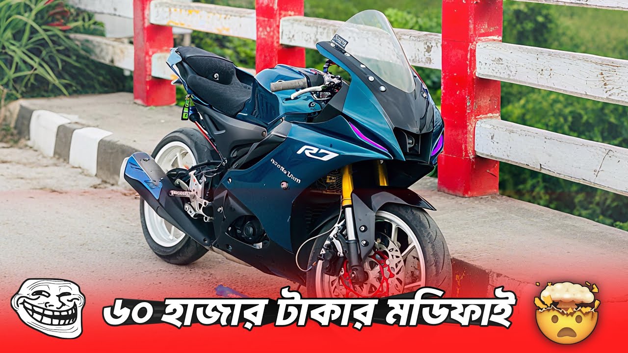 ৬০ হাজার টাকার মডিফাই 😱 V4 Bike Modify |  Modified R15 Indo V4 | Jibon Vai Dream 