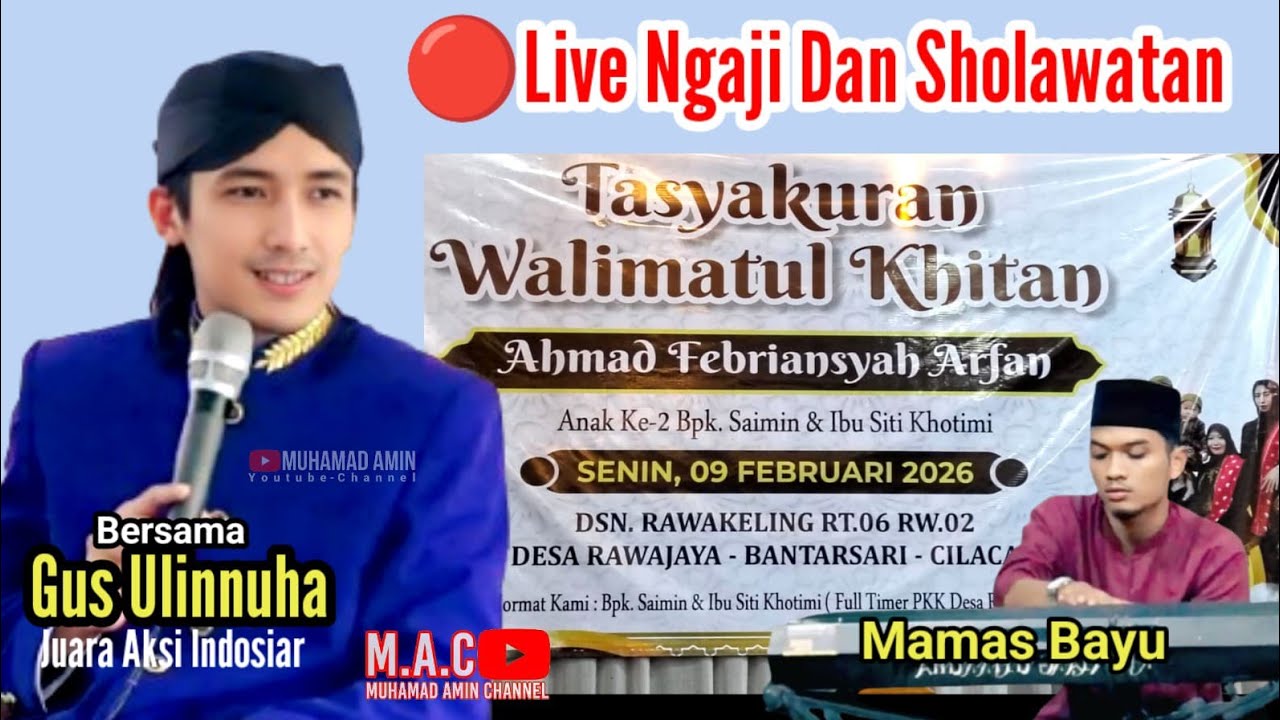 #LIVE NGAJI BARENG GUS ULINNUHA - DI RAWAJAYA BANTARSARI - 09 FEBRUARI 2026