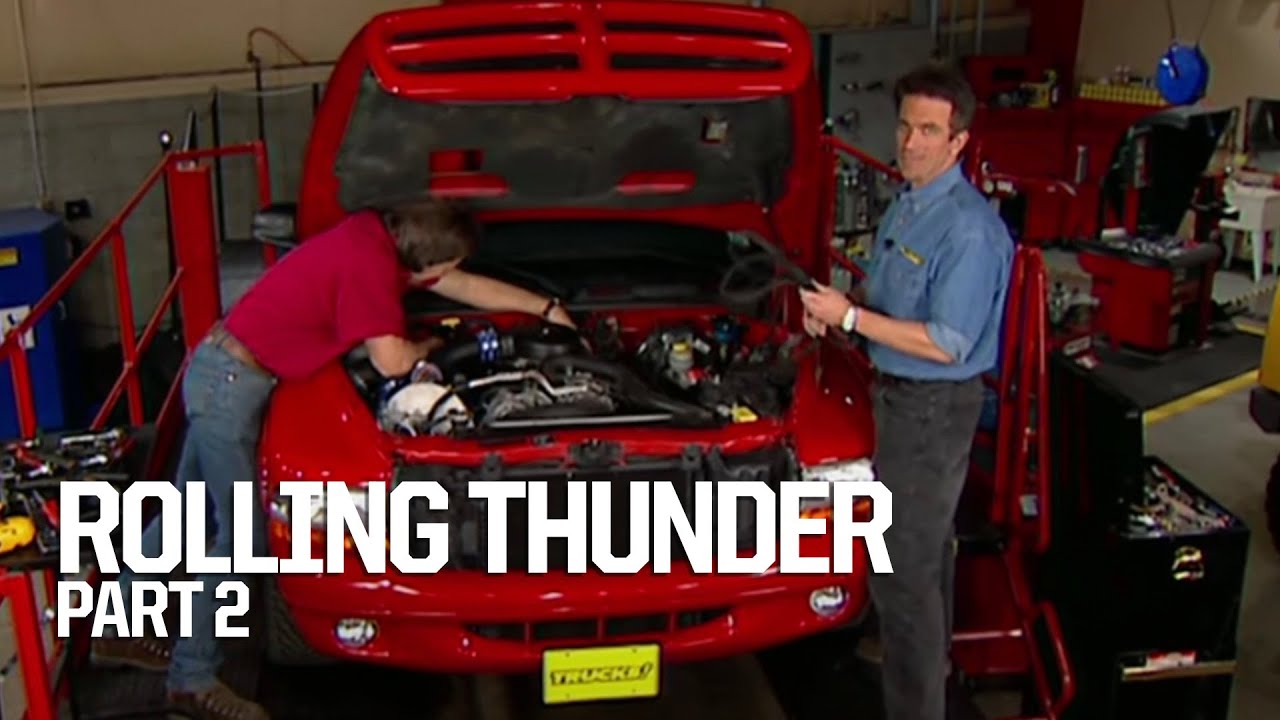 Установка нагнетателя на стандартный двигатель Dakota RT объёмом 5,9 л — Trucks! S3, E7