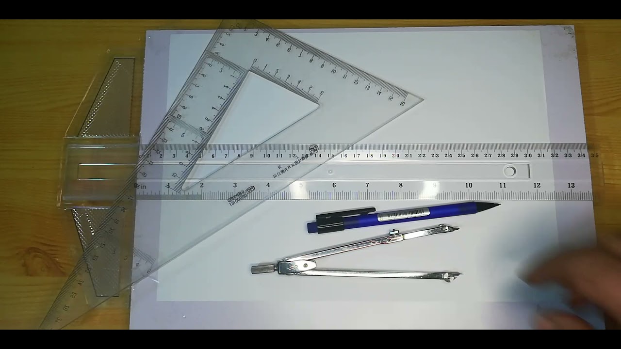 طريقة استخدام الفرجال الجزء الثاني