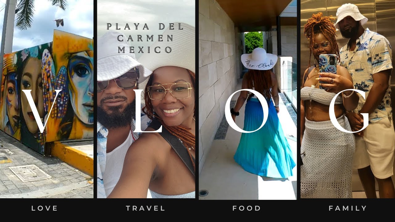 Playa Del Carmen Mexico Anniversary Trip (Part 1) | Black Couple Travel Vlog