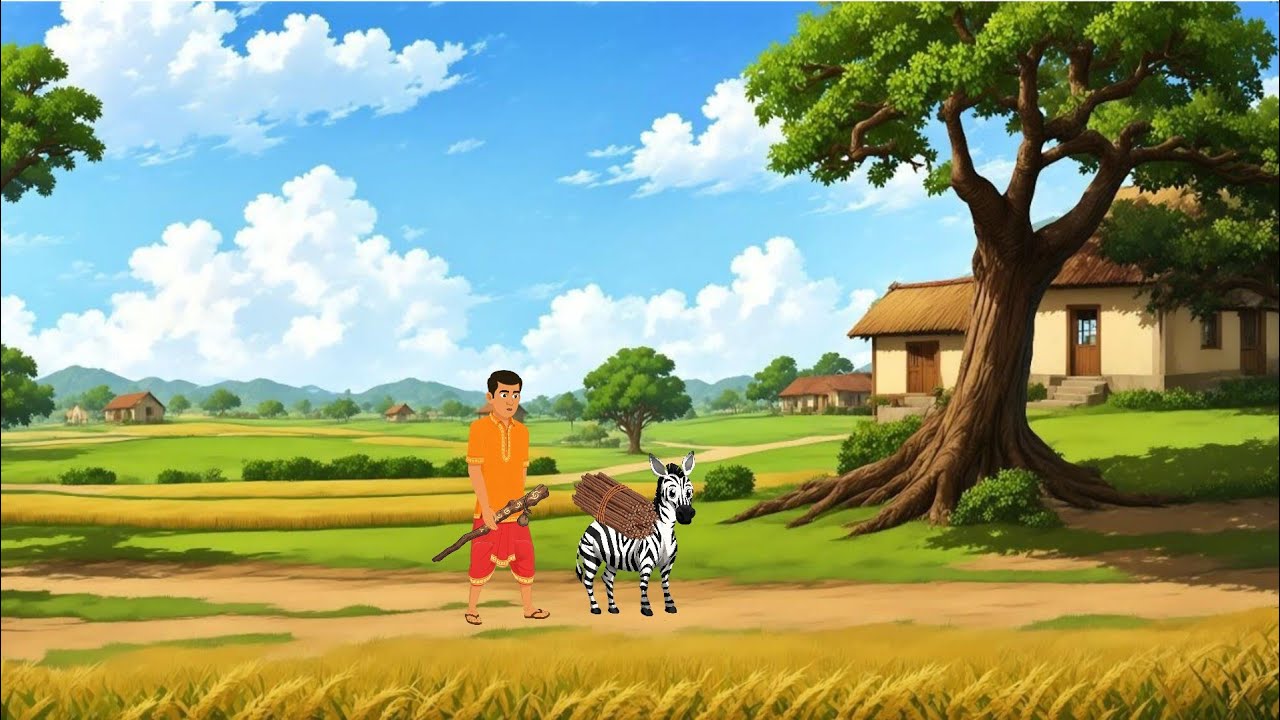 वफादार बंदर और तकदीरवाला किसान | kahani | Hindi cartoon story | cartoon | hindi kahaniya