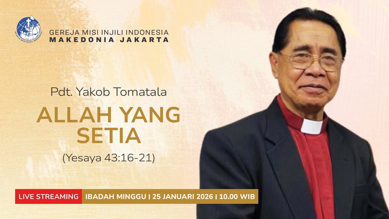 Ibadah Minggu GMII Makedonia Jakarta 25 Januari 2026