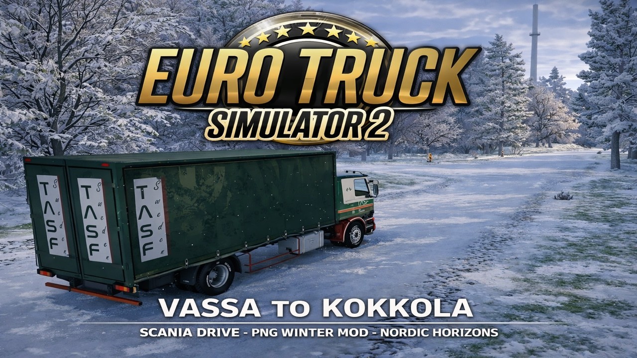 EURO TRUCK SIMULATOR 2 - Scania Run in Finland - PNG Winter Mod - Nordic Horizons #ets2