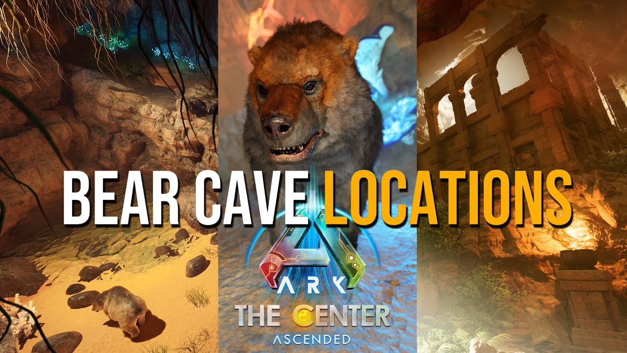 All Bear Cave Locations | The Center | ARK: Survival Ascended