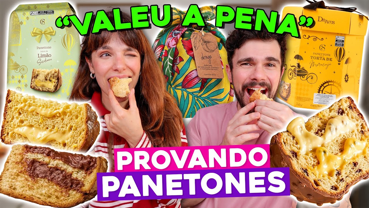 PROVANDO PANETONES RECHEADOS | VALE A PENA GASTAR?