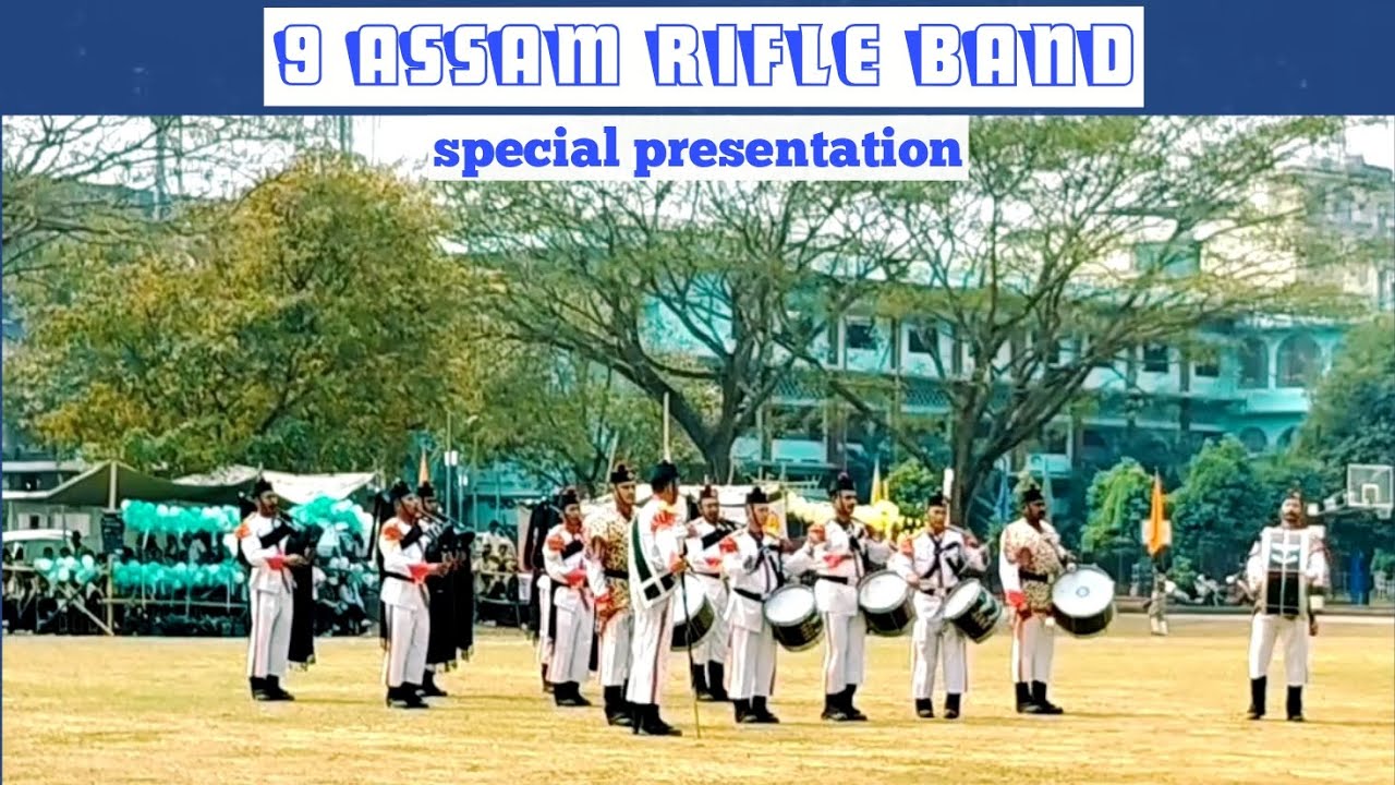 Special presentation | 9 assam rifle marching band |Don Bosco Hr, sec School Dimapur Nagaland|