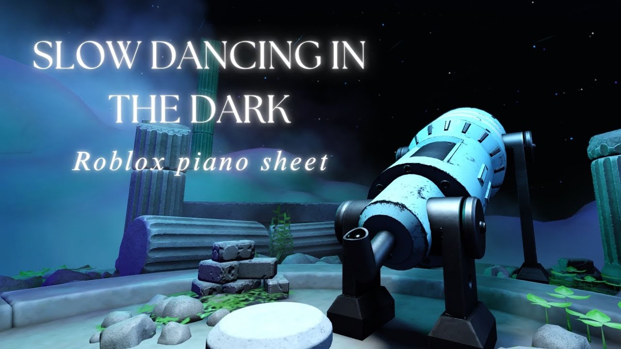 SLOW DANCING IN THE DARK - Joji | Roblox PIANO SHEET